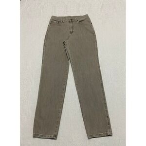 Vintage Lee Original Jeans Straight Stretch‎ Women's 10 M Brown High Rise
